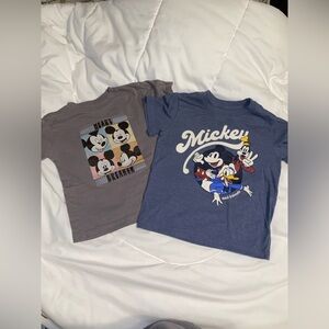 Mickey Mouse Kids T-Shirt Set - Blue and Gray